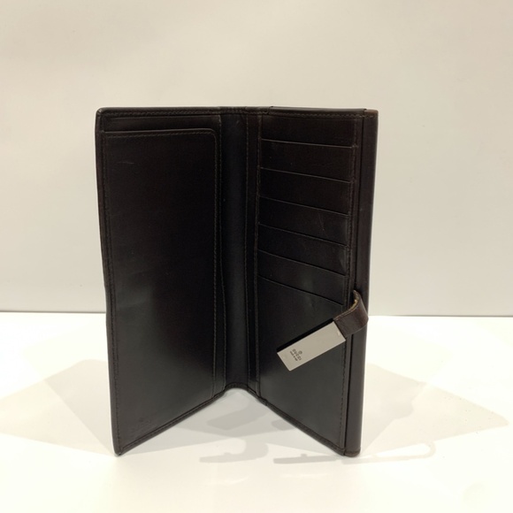 Gucci Brown Bifold Long Wallet Sku#85426 (Gently used, scratches) - Picture 3 of 14